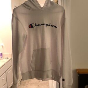 White Champion Hoodie